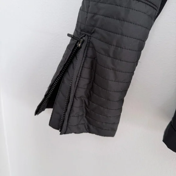 Athleta Black Sprinter Jacket Puffer Size Small - Picture 5 of 13